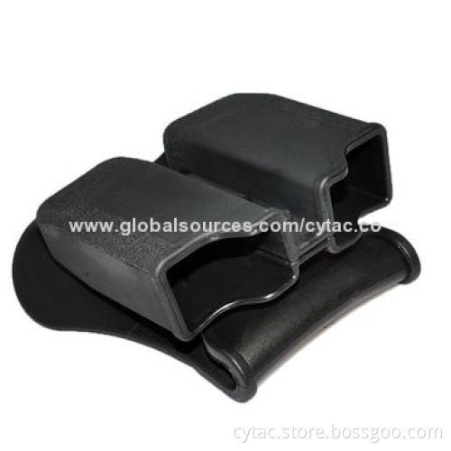 Military Black Polymer Belt Paddle Magazine Pouch for Taurus 24/7, Concealed Carry Design